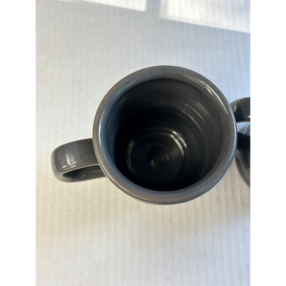 Two Deneen Pottery‎ Mugs 2017 Blue "the Generosity Trust" Large Coffee Cups - Picture 3 of 7